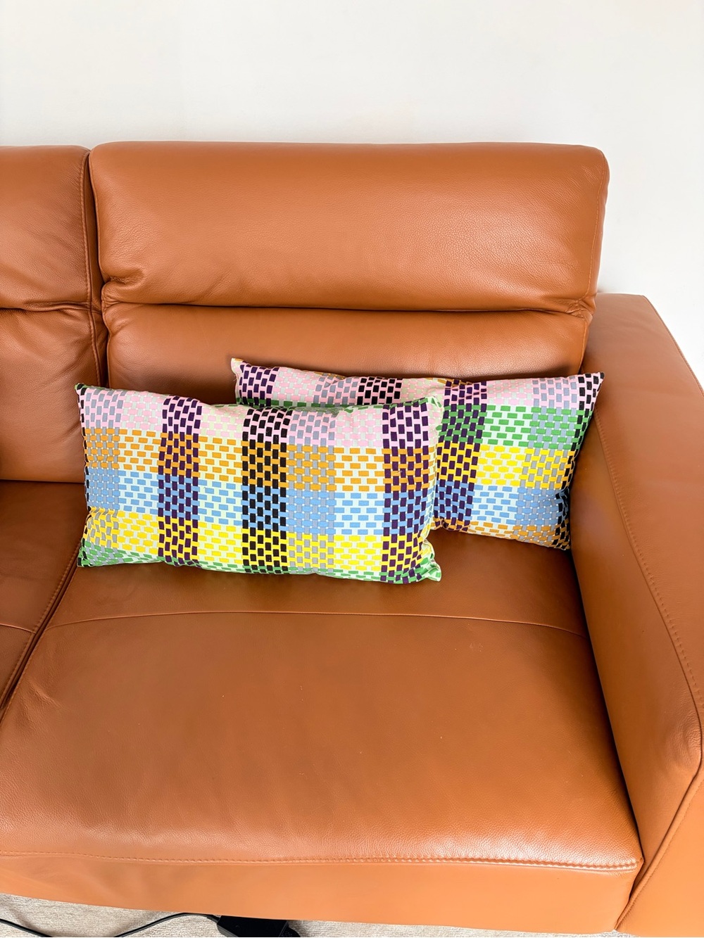 Art Deco Mid Century Modern accent sofa pillow set - Set of 2